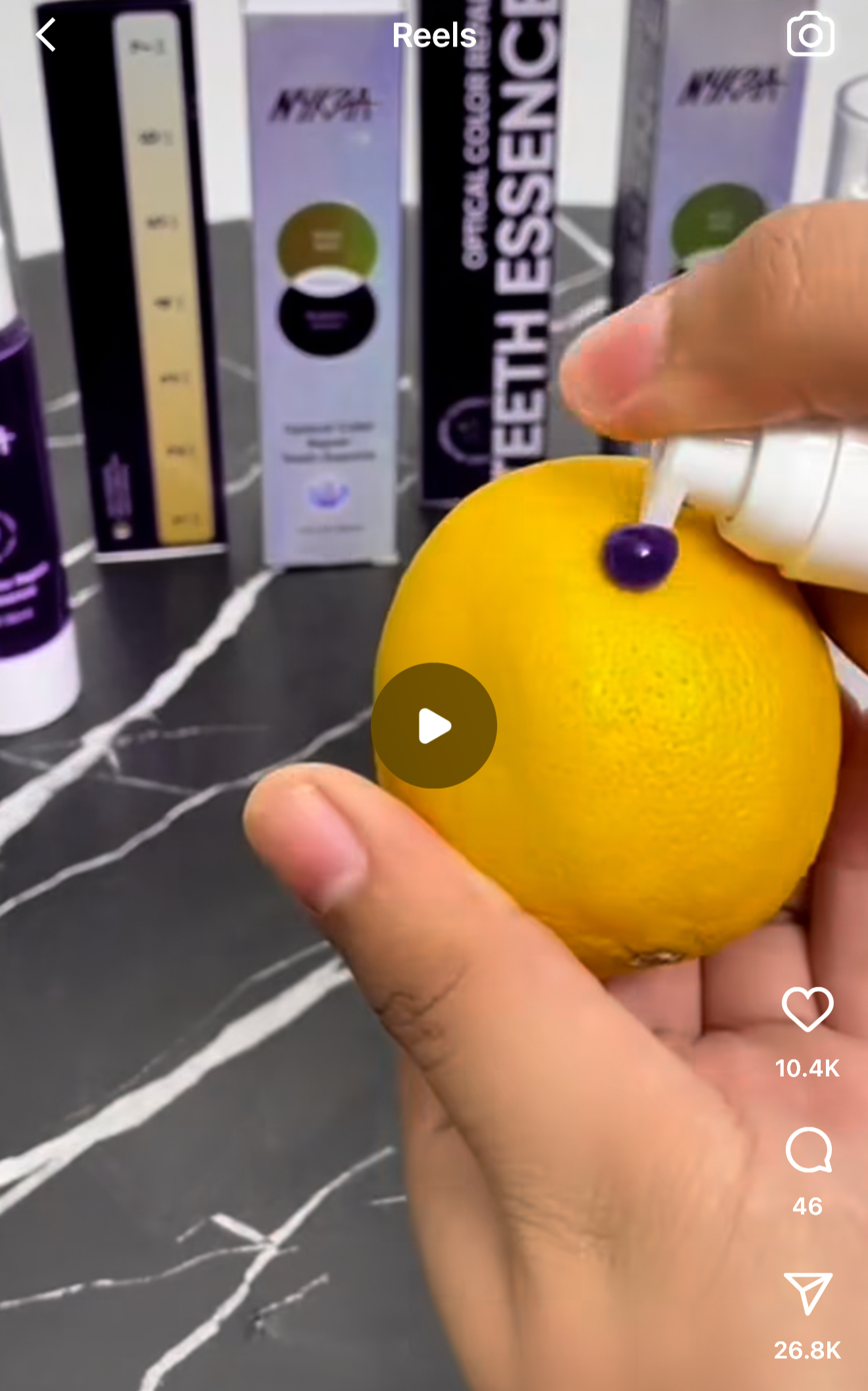 Instagram Reels example — 840k views